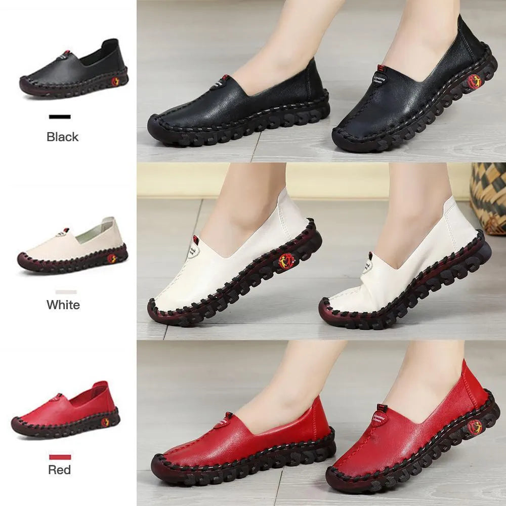 🔥Women's Wide Fit Thick Sole Flats Shoes For Women