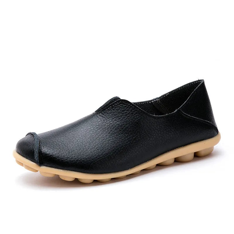🔥Casual flat heel cow tendon low top shoes