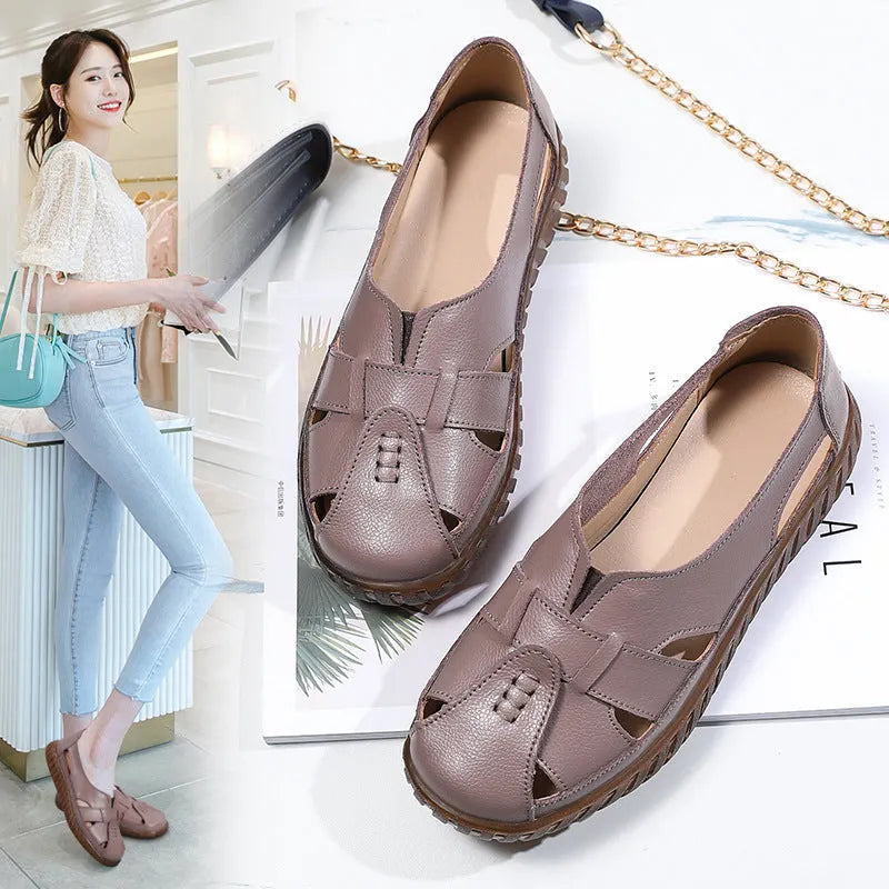 🔥Flat-bottomed Hollow Hole Shoes