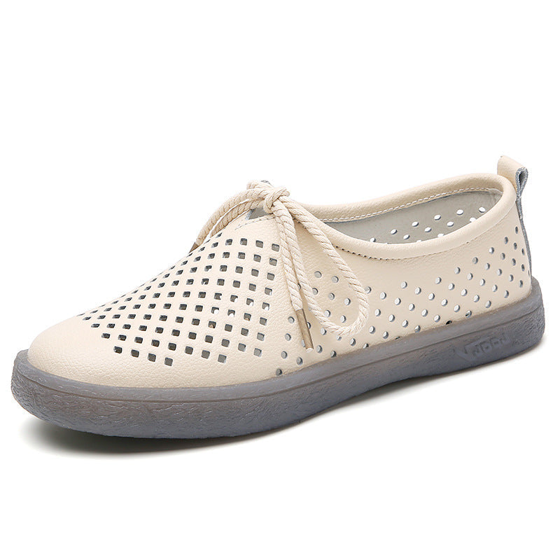 🔥Breathable Soft Flat Soles Lace Up Shoe