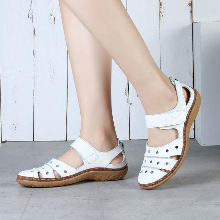 🔥- Women's Hollow Hook Flat Sandals