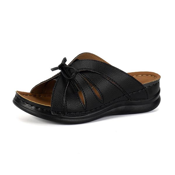 OMG!! 🔥Last Day 60% OFF-Sport Wedge Bowknot Sandal With High Arch Support-Buy 2 Free Shipping