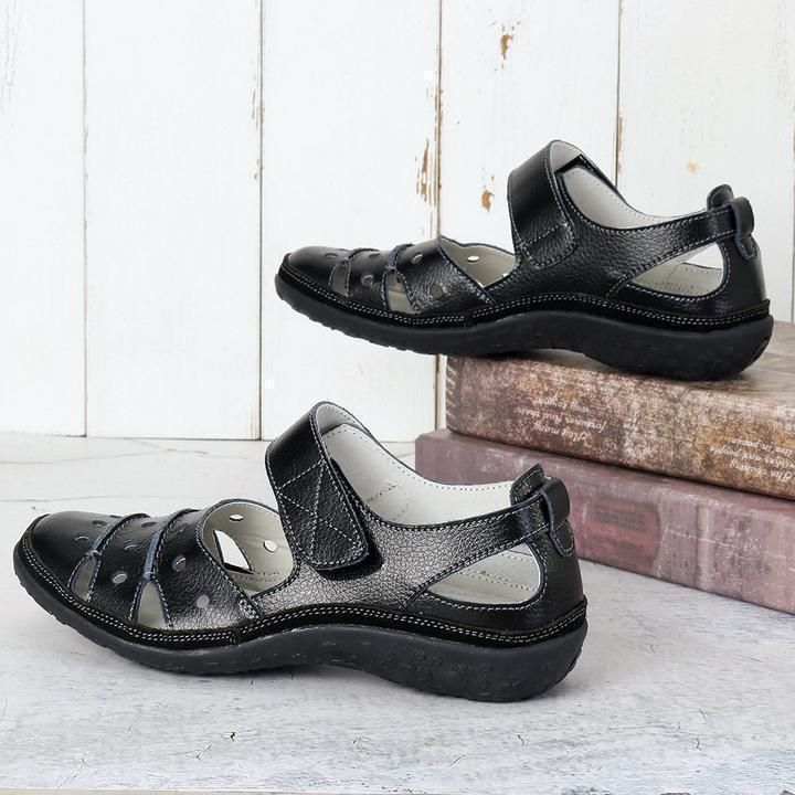 🔥- Women's Hollow Hook Flat Sandals