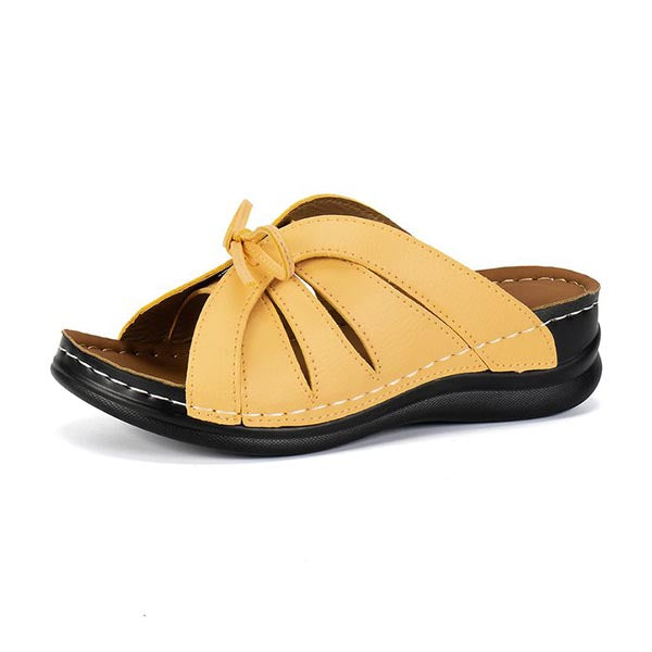 OMG!! 🔥Last Day 60% OFF-Sport Wedge Bowknot Sandal With High Arch Support-Buy 2 Free Shipping