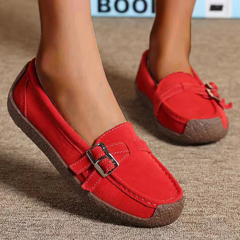🔥Leather Flat-bottomed Casual Shoes