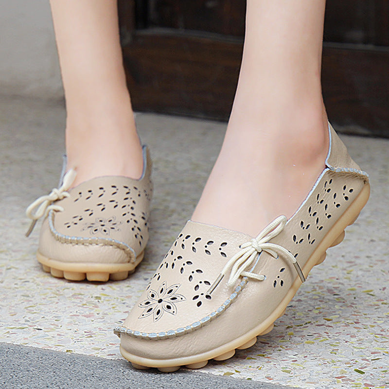 🔥New Hollow Leather Casual Shoes