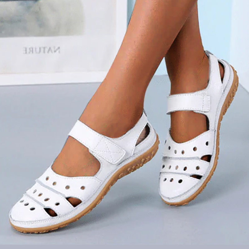 🔥- Women's Hollow Hook Flat Sandals
