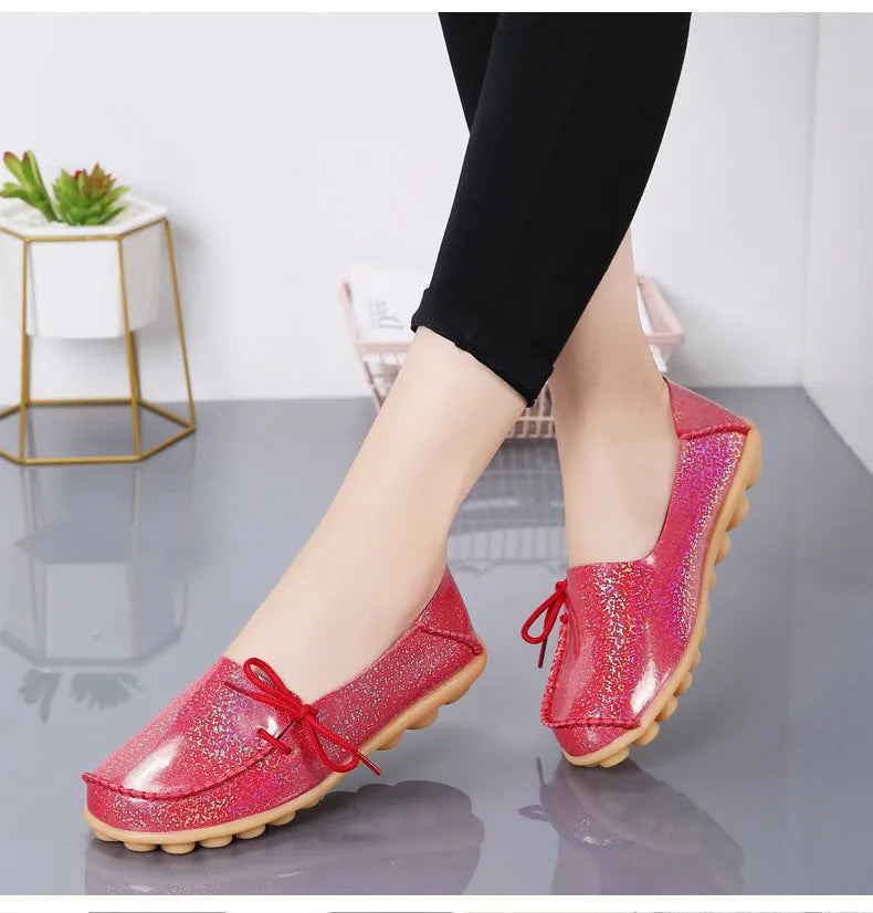 🔥Lace Up Flat Casual Women's Whoes