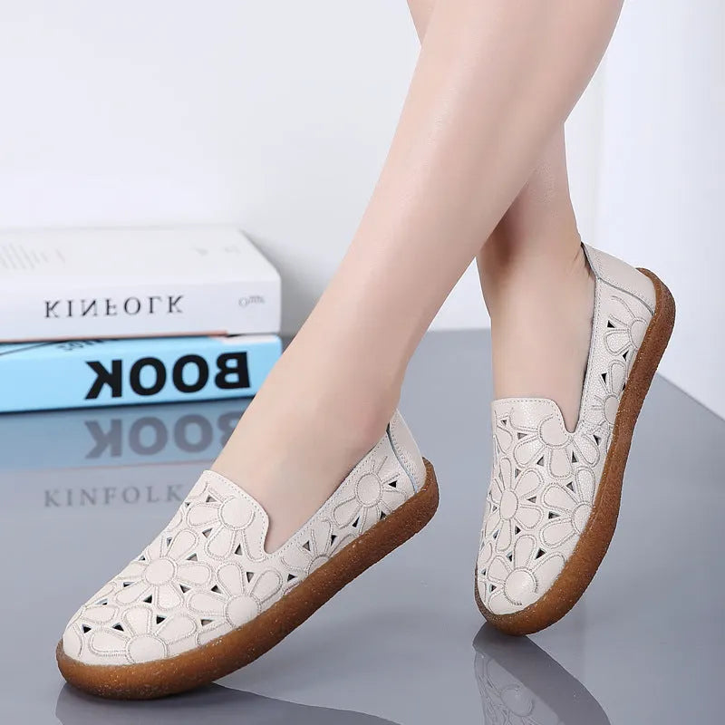 🔥New Loafers Women's Breathable Flat-bottomed Shoe