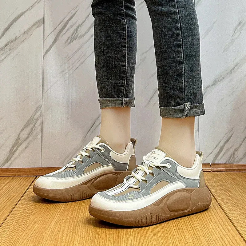 🔥Last Day 49% Off🔥Women's Colorblock Thick Sole Walking Shoes