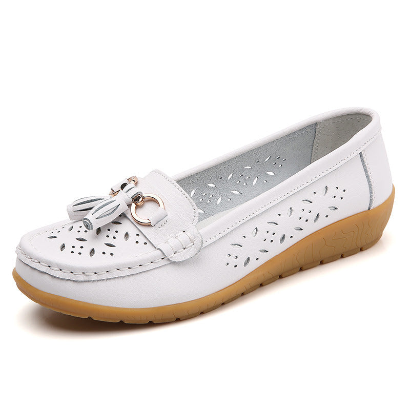 🔥Summer Hollow Out New Leather Shoes