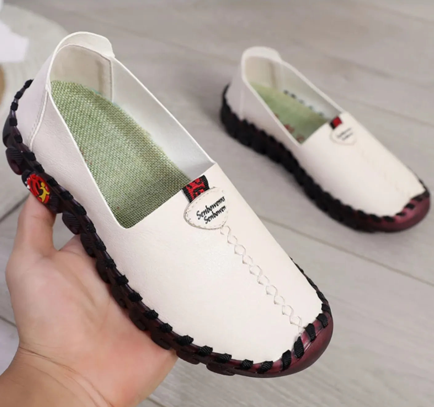 🔥Women's Wide Fit Thick Sole Flats Shoes For Women