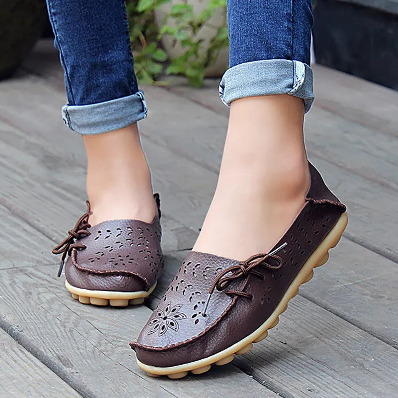 🔥New Hollow Leather Casual Shoes