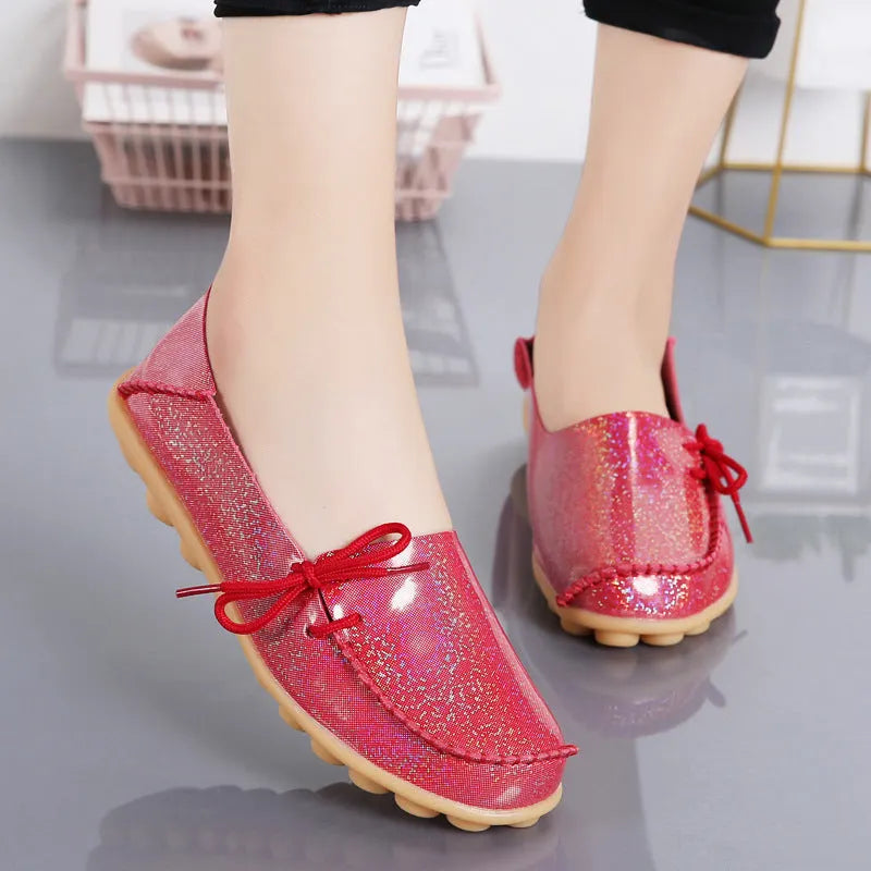 🔥Lace Up Flat Casual Women's Whoes