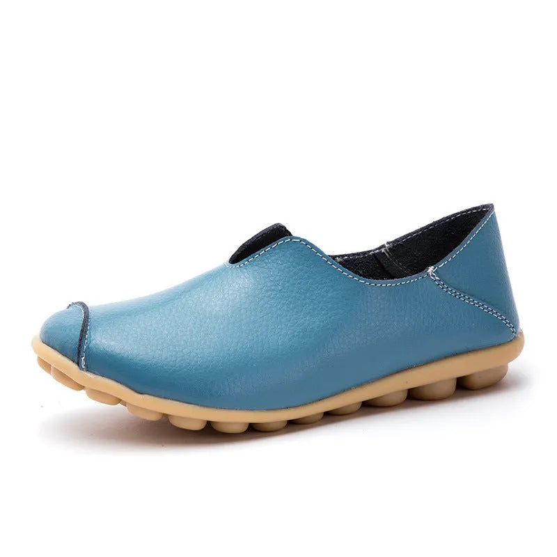 🔥Casual flat heel cow tendon low top shoes