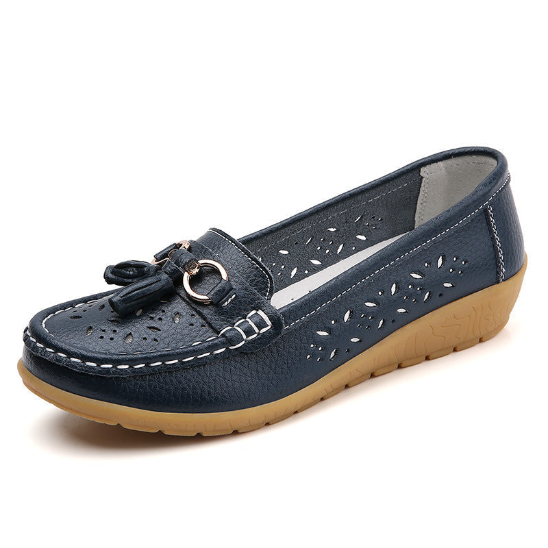 🔥Summer Hollow Out New Leather Shoes