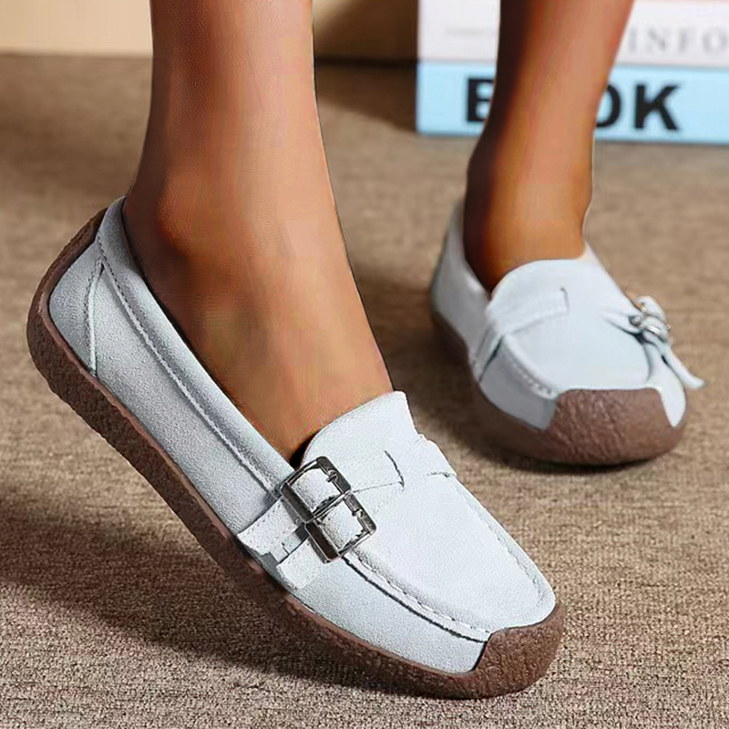 🔥Leather Flat-bottomed Casual Shoes