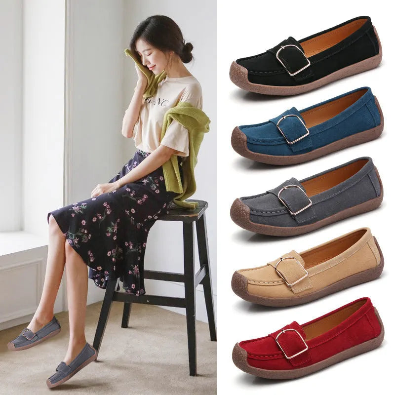 🔥Fashion Flats Genuine Leather Loafers