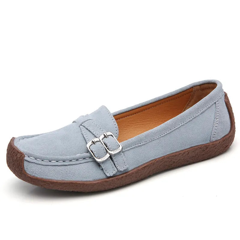 🔥Leather Flat-bottomed Casual Shoes
