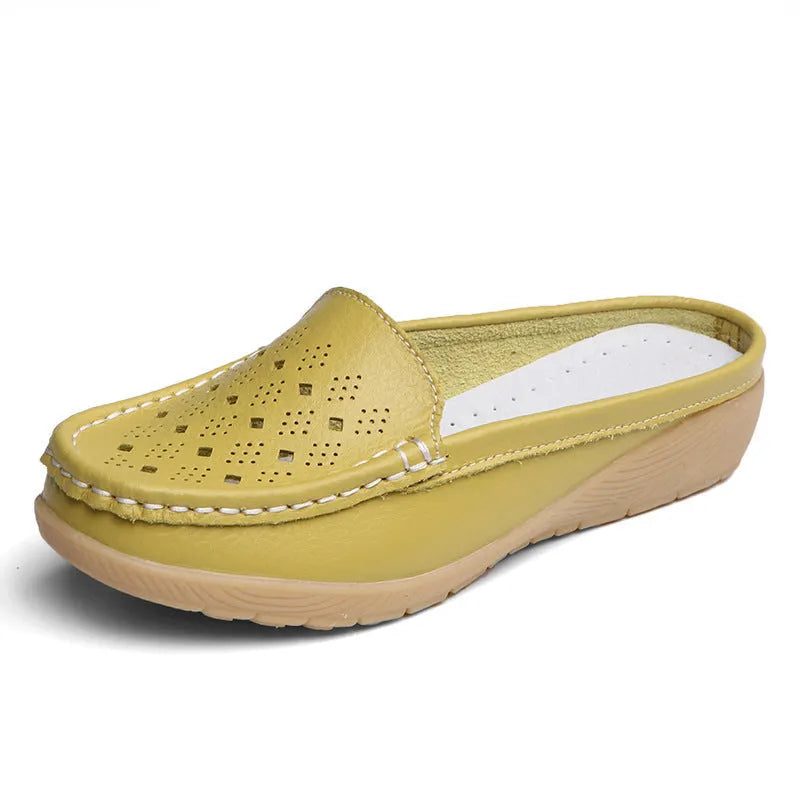 🔥Single Slope Heel Hollow Shoes