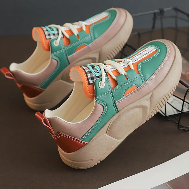 🔥Last Day 49% Off🔥Women's Colorblock Thick Sole Walking Shoes