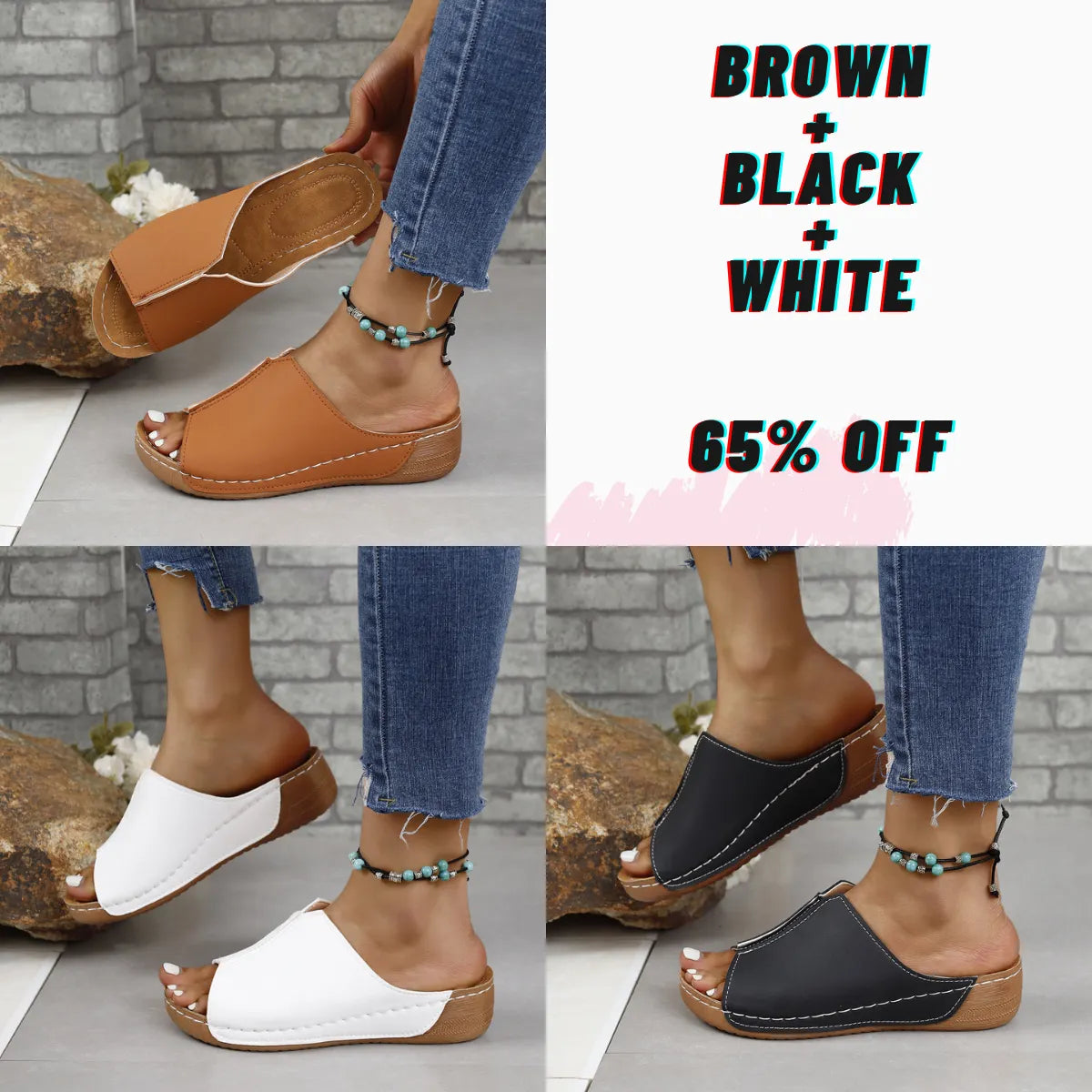 ⭐ Last Day Sale 60% OFF ⭐ Damping Sole Upgradation Stretch Lightweight Sandals