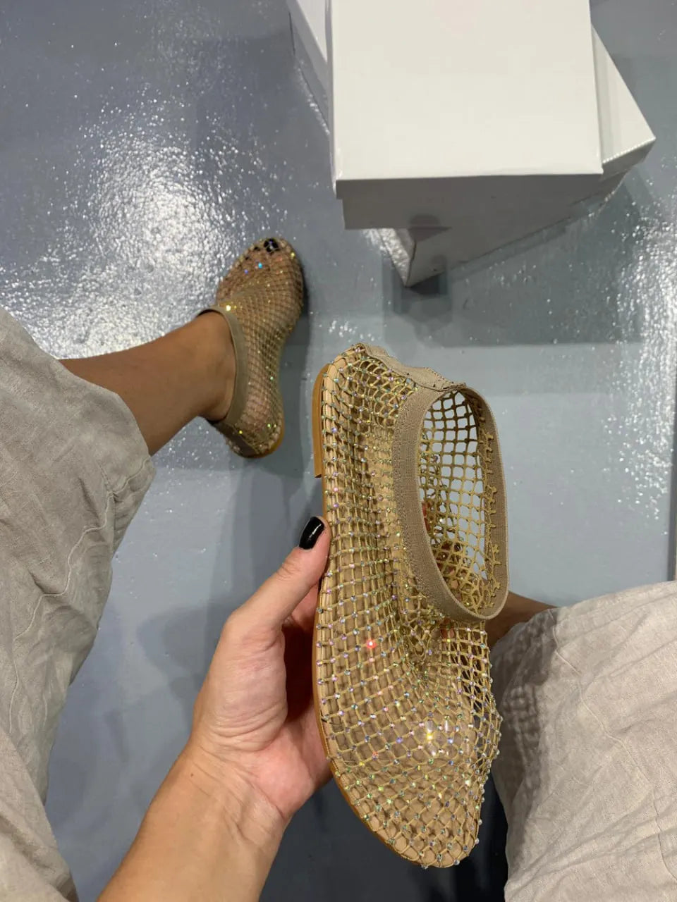 (70% OFF🔥 Last Day) Shiny Stylish Flats