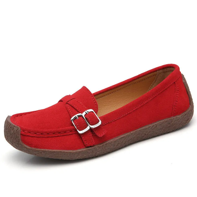 🔥Leather Flat-bottomed Casual Shoes
