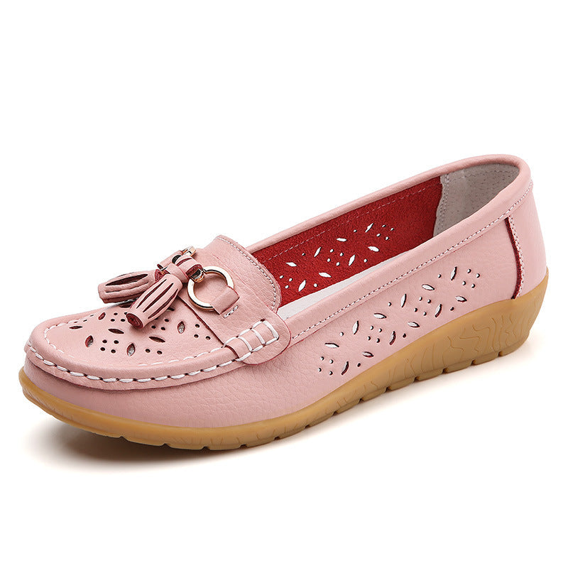🔥Summer Hollow Out New Leather Shoes