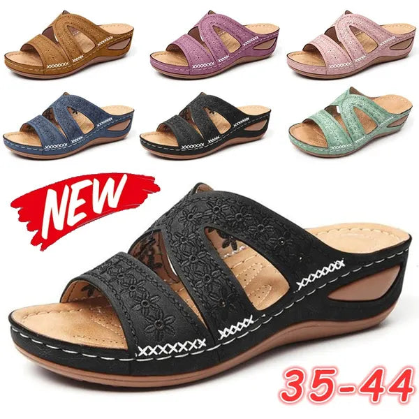 🔥Summer Special Sale-Premium Orthopedic Thick Platform Slipper Sandals